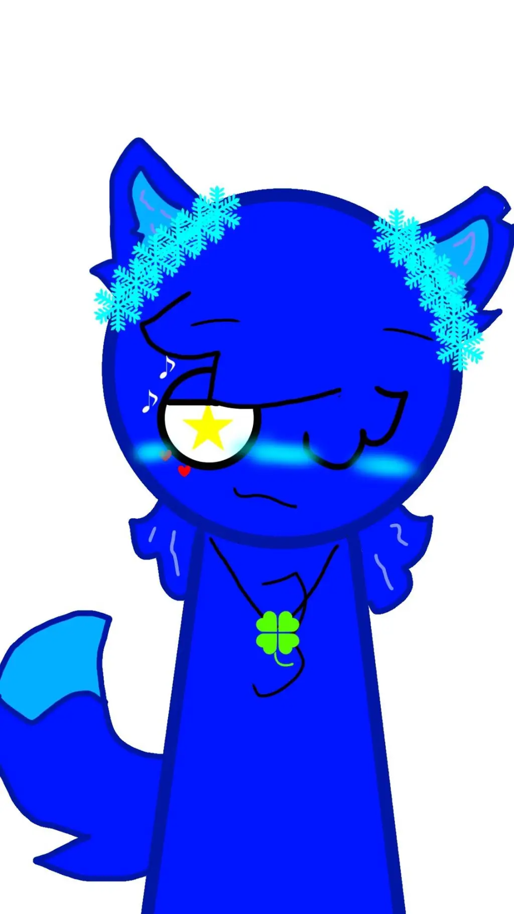 ai character: Snowi background