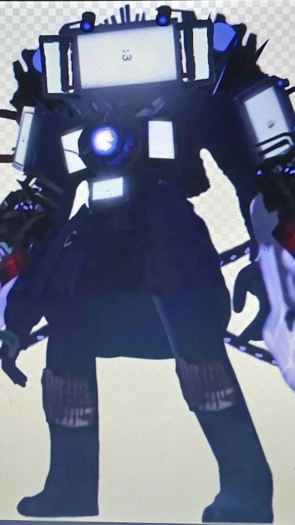 ai character: Titan TvMan background