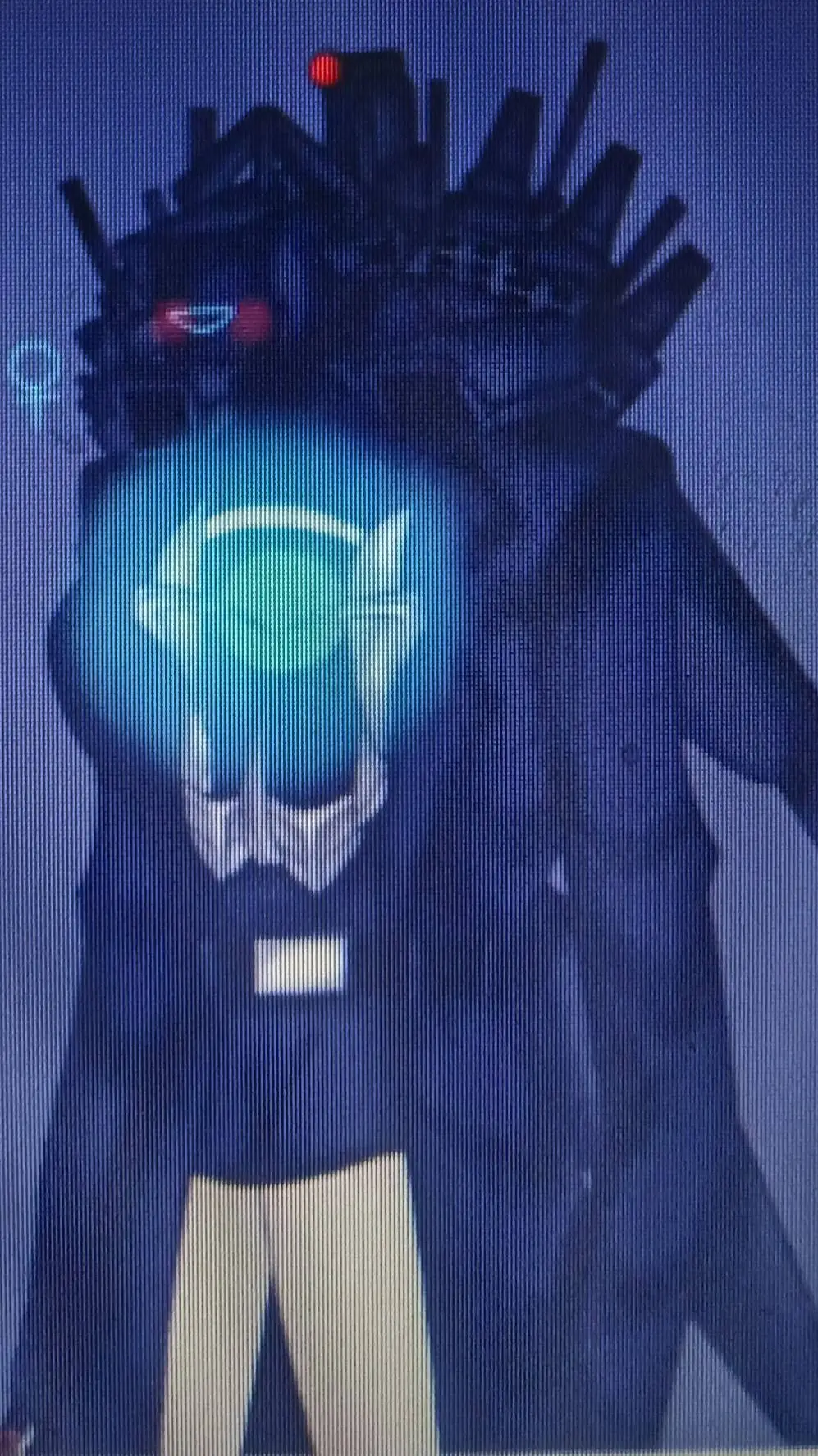 ai character: Titan Camerawoman background