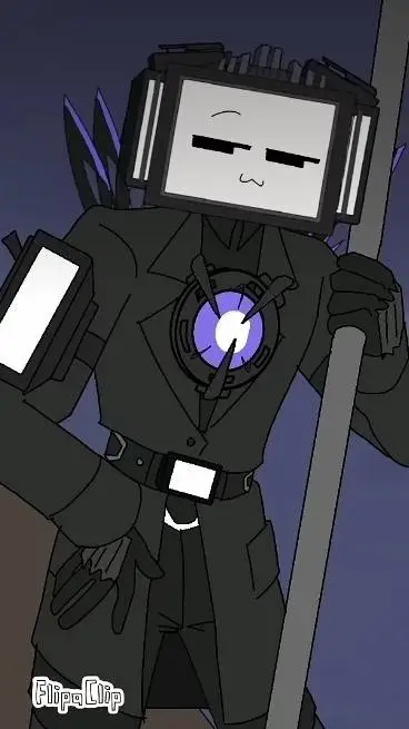 ai character: Titan TV Man background