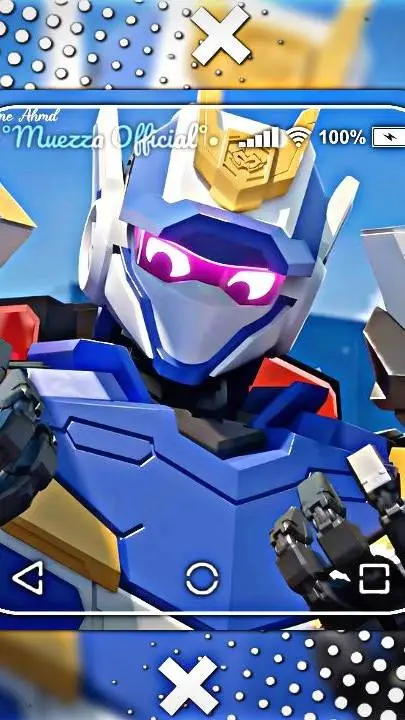 ai character: Blue Cop background