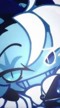 ai character: shadow milk cookie background