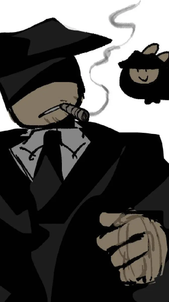 ai character: 🖤🐰💛~mafioso~💛🐰🖤 background