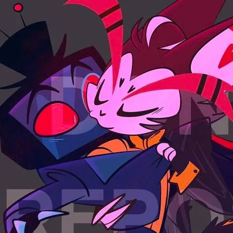 chat with ai character: 🩵vox📺 x 🐱husk🍾