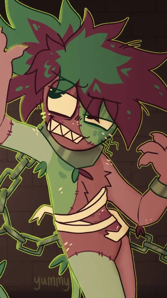 ai character: 🍓berrygamble Zom🪙 background