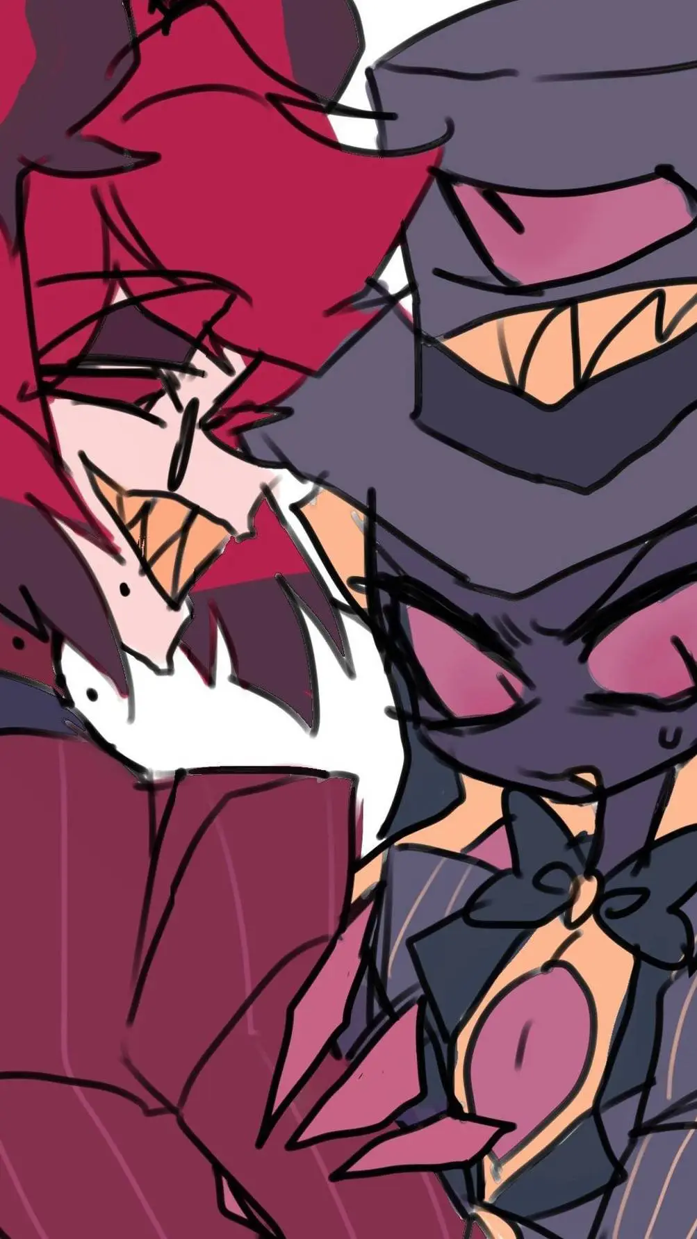 ai character: 🫢caught in 4k🫶 background