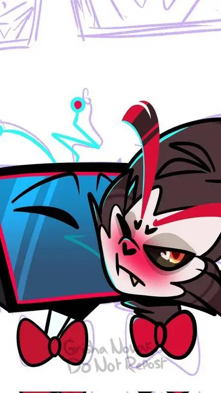 ai character: husk ties vox background