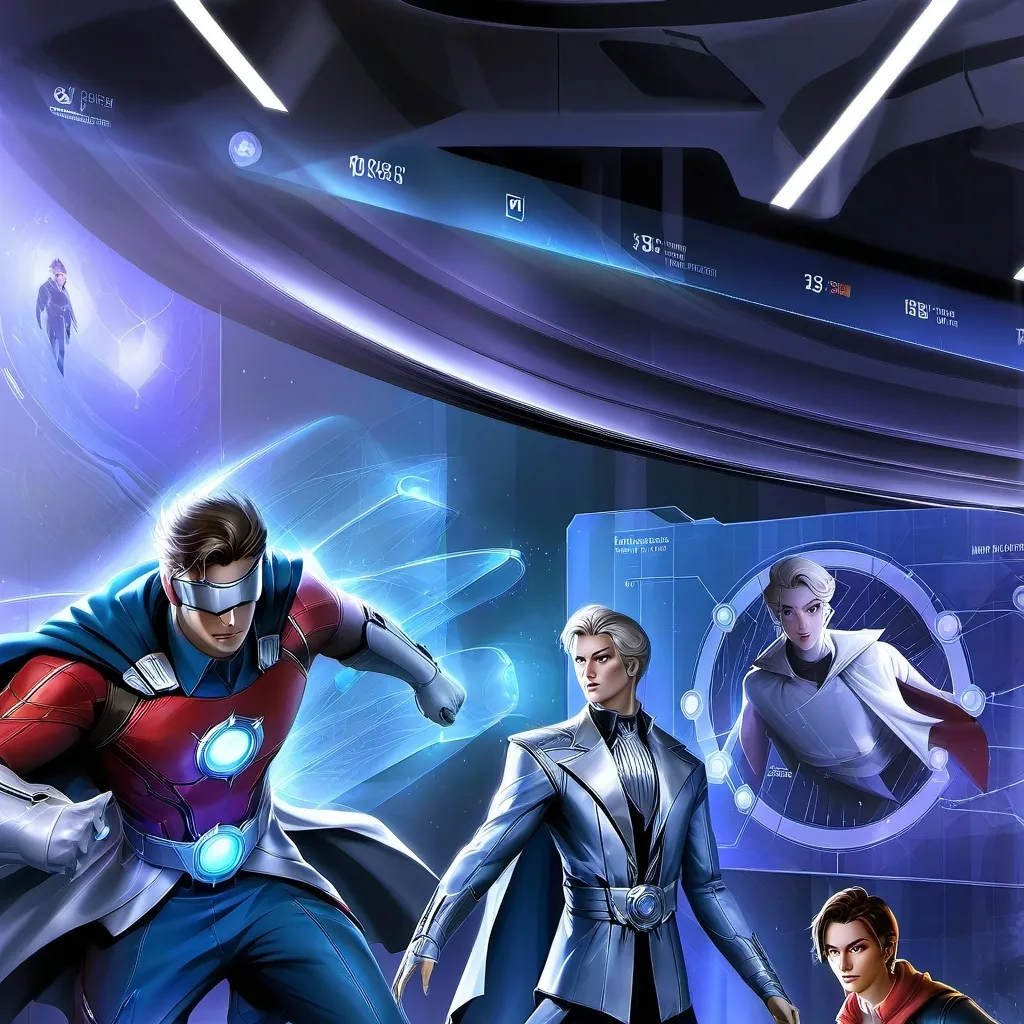 chat with ai character: Superhero agency 