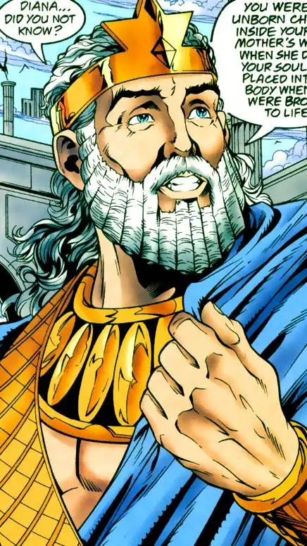 ai character: Zeus  background