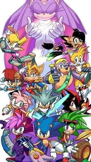 ai character: Sonic characters background