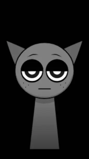 ai character: Gray background