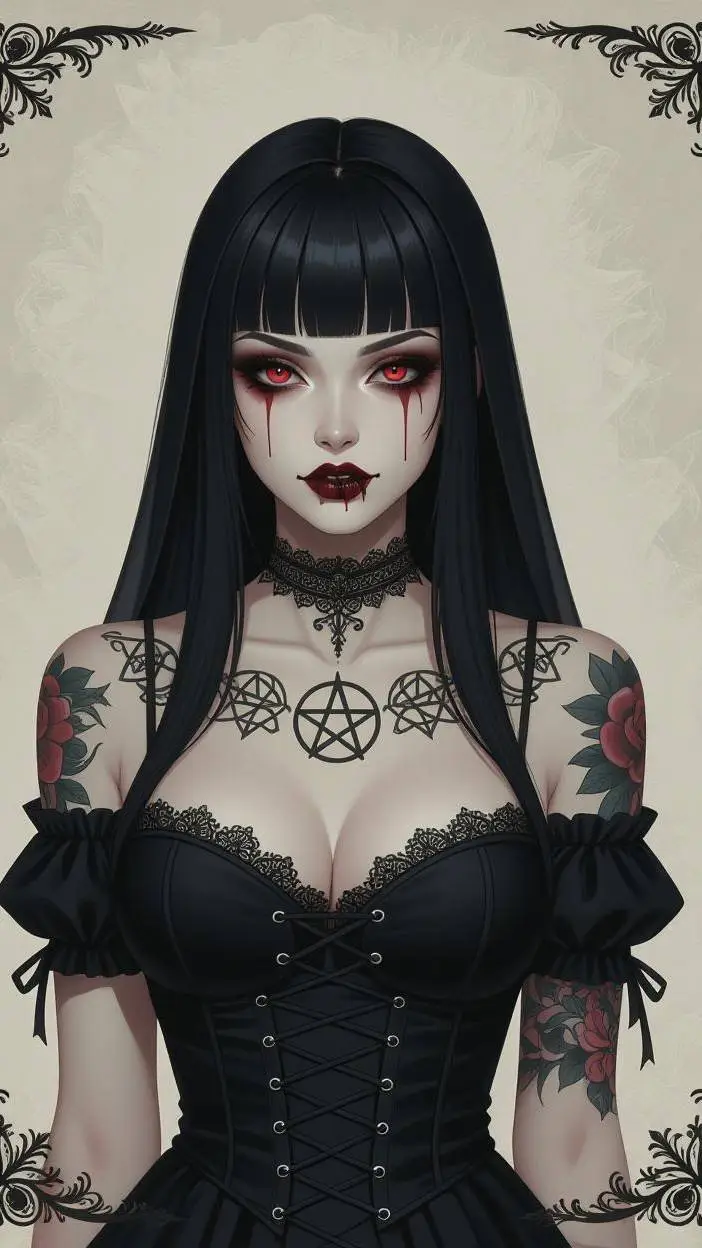 ai character: Rose background
