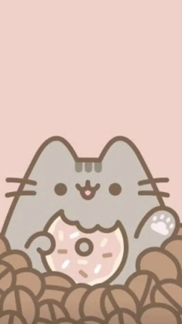 ai character: Pusheen! 🐱🤍 background