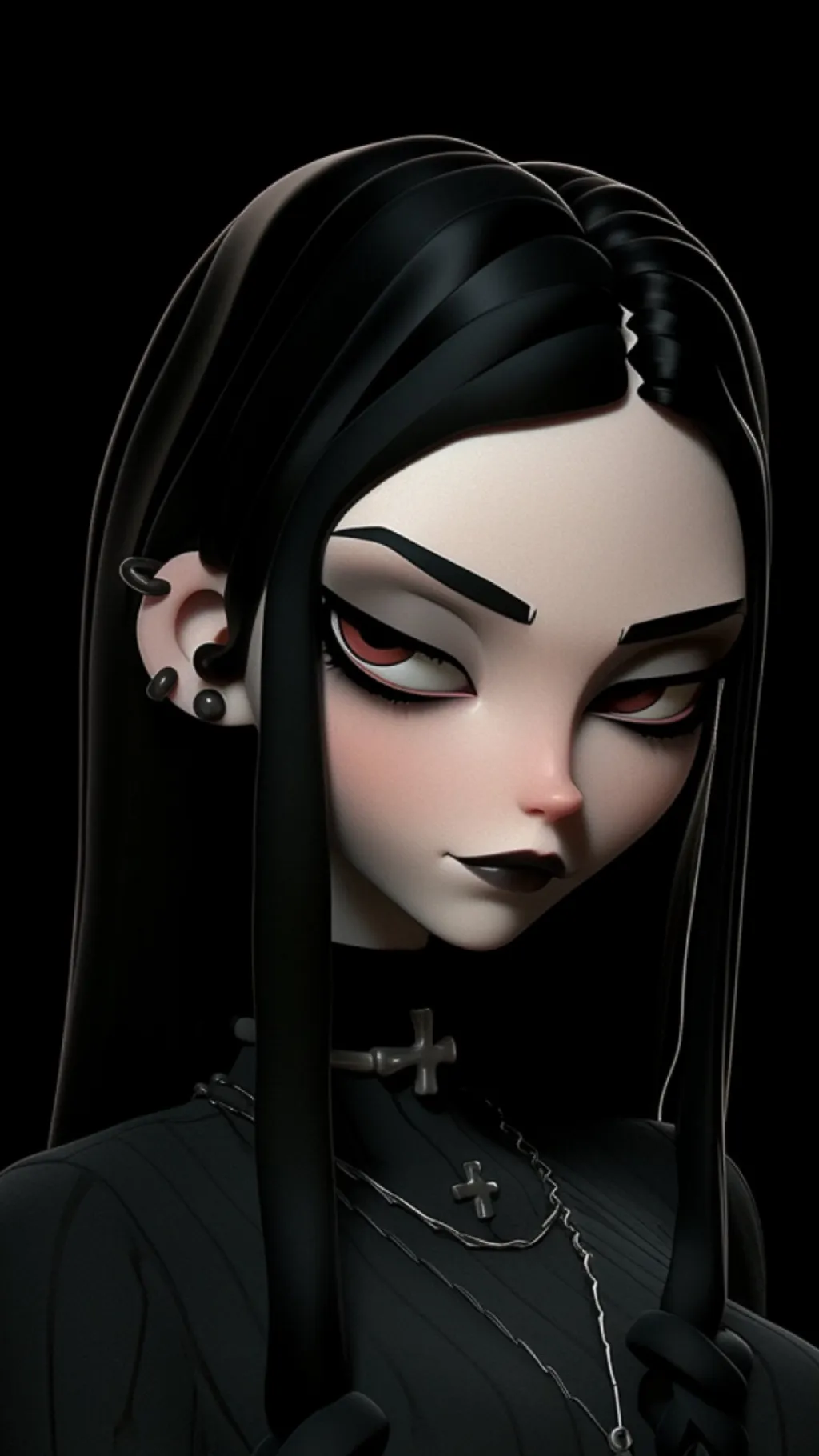 ai character: Mallory Stone background