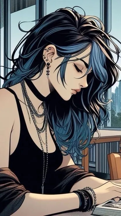 ai character: Mallory Stone background