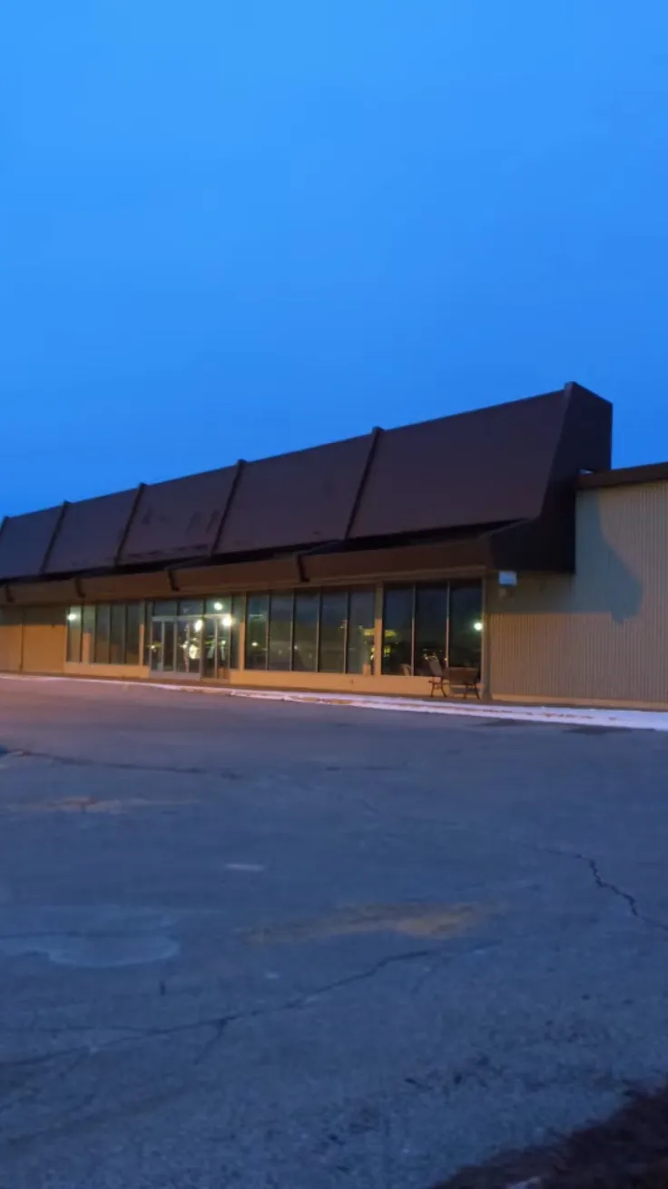 ai character: Abandoned Kmart background