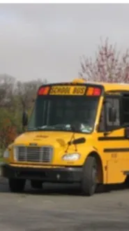 ai character: Bus driver woody background