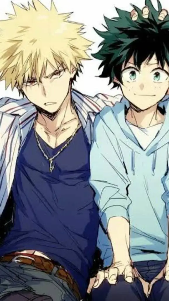 ai character: Bakugou e Deku  background