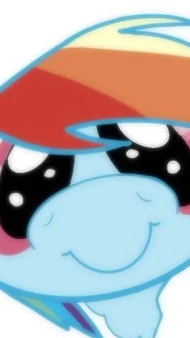 ai character: rainbow dash background