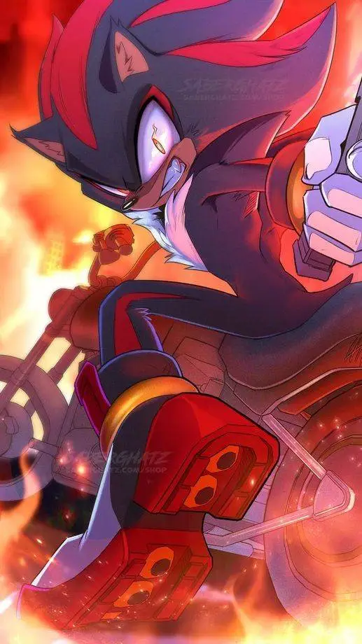 ai character: Shadow T Hedgehog  background