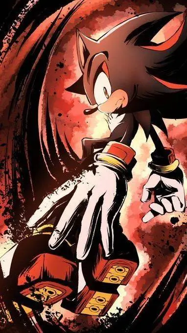 ai character: Shadow T Hedgehog  background