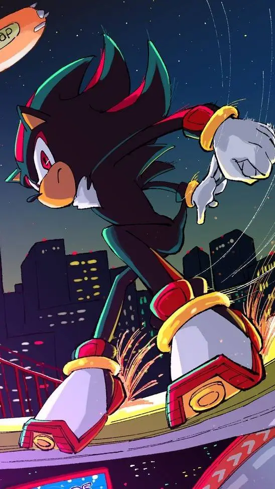 ai character: Shadow T Hedgehog  background