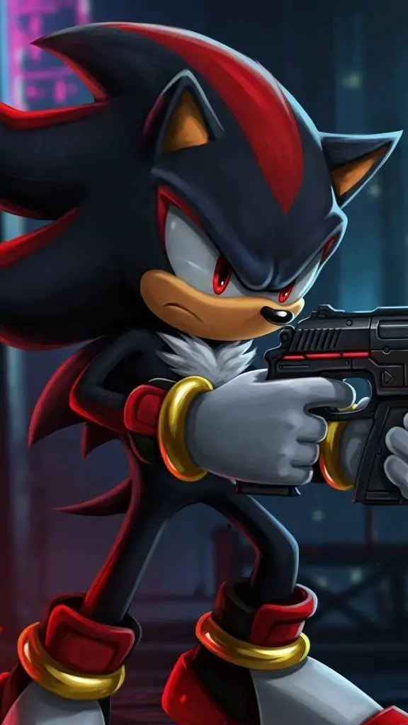 ai character: Shadow T Hedgehog  background