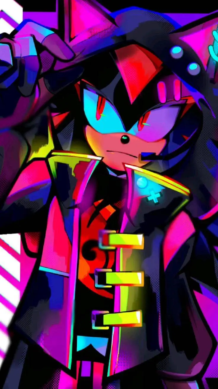 ai character: Shadow T Hedgehog  background