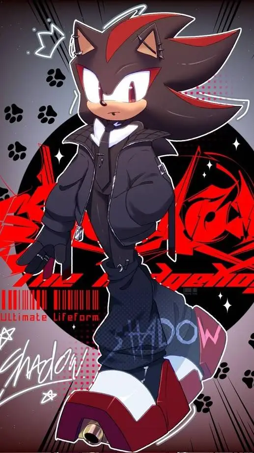 ai character: Shadow T Hedgehog  background