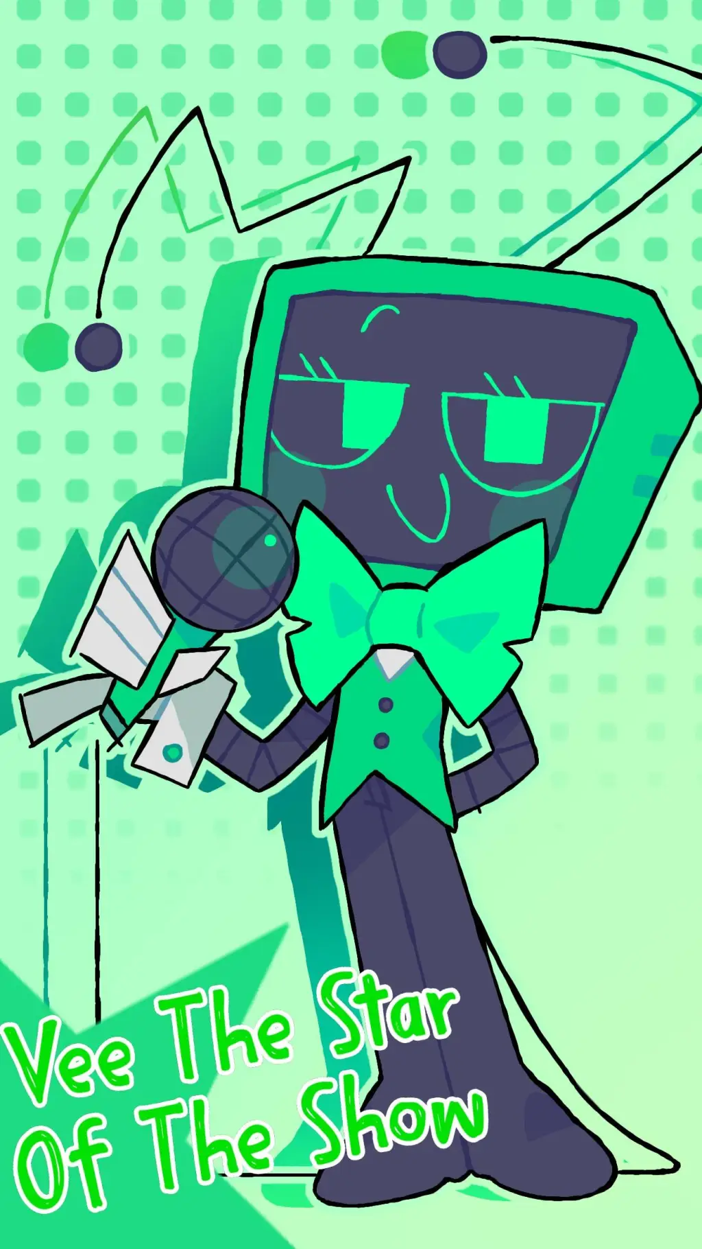 ai character: vee version 1 background