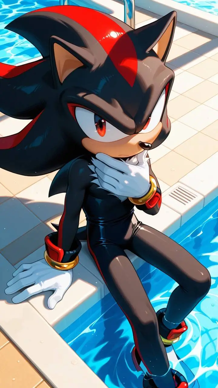 ai character: OCS pool party  background