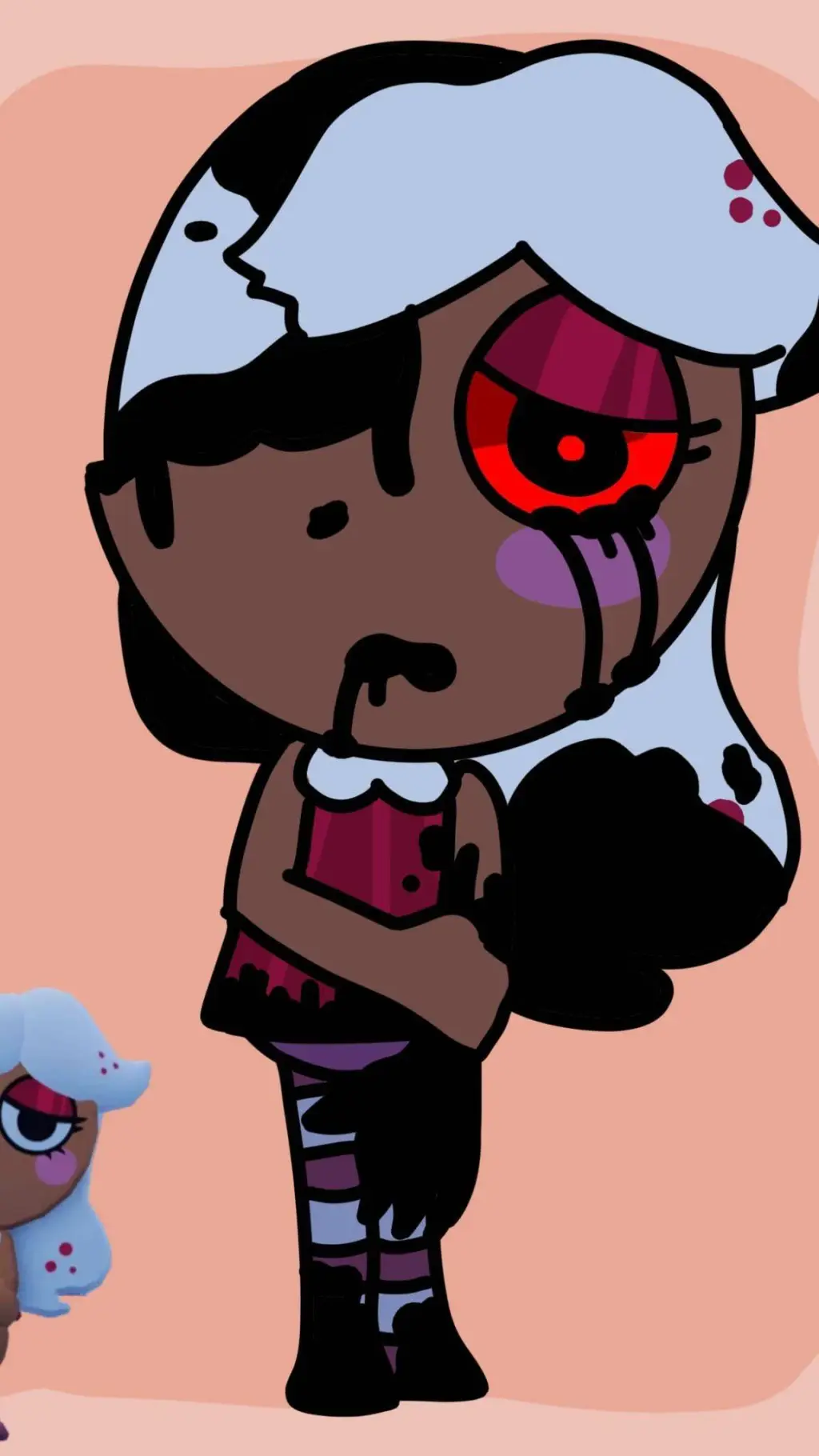 ai character: Twisted Ginger  background