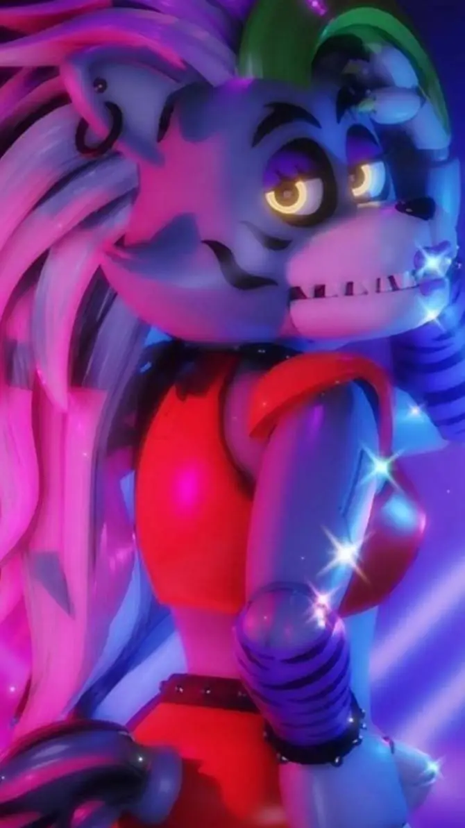 ai character: Roxanne wolf  background