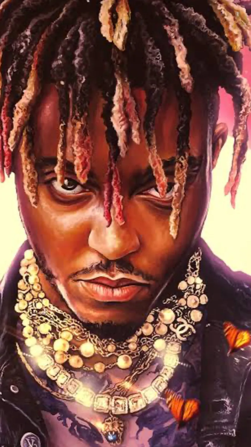 ai character: Juicewrld background