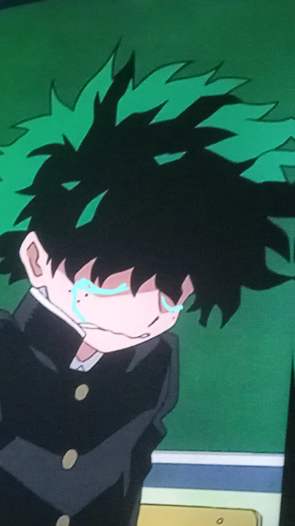 ai character: bakugo odia a deku background