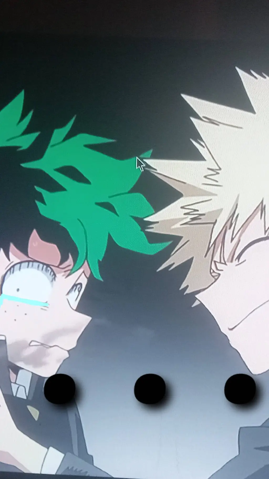 ai character: bakugo odia a deku background