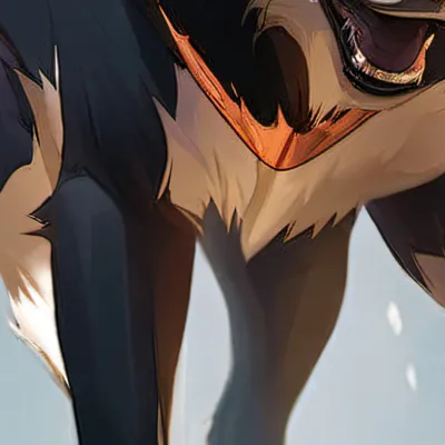 chat with ai character: The demon wolf
