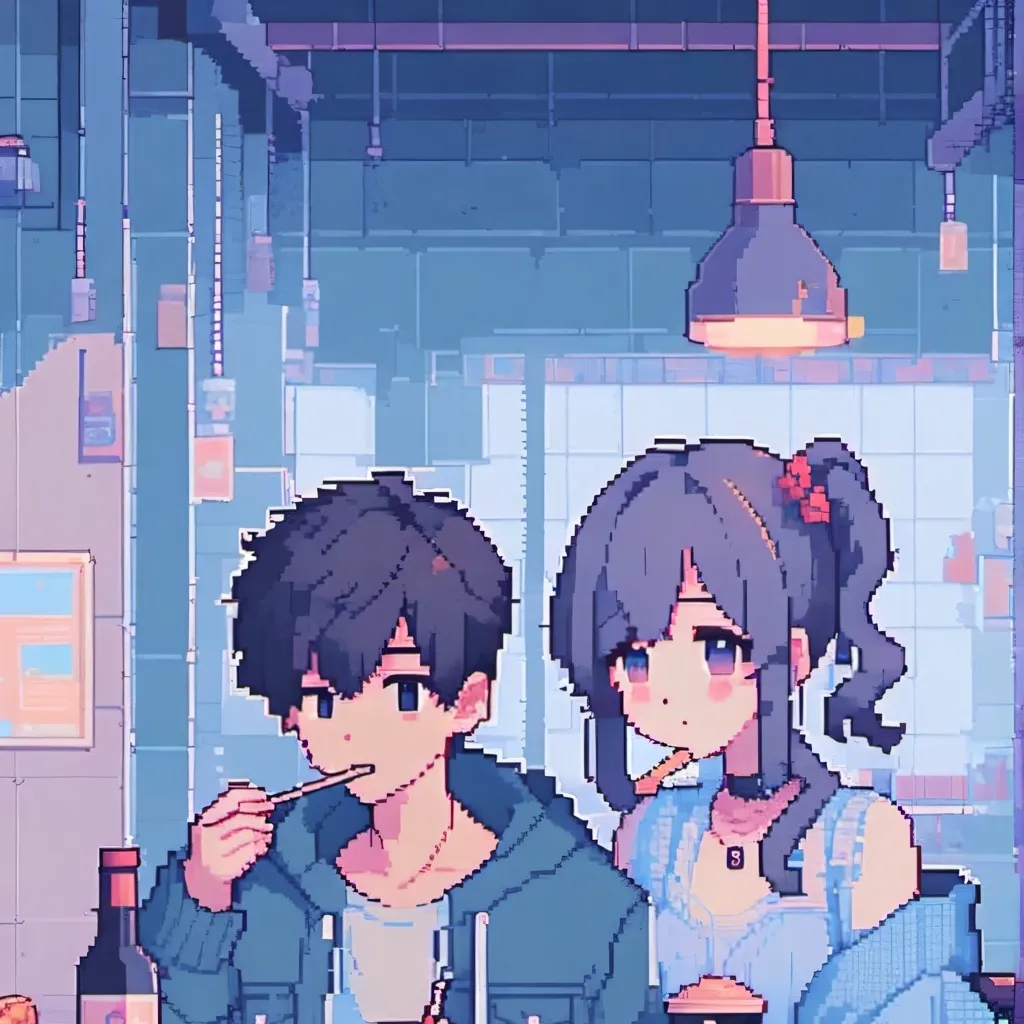 chat with ai character: Girl boy