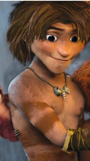 ai character: Guy (the croods) background