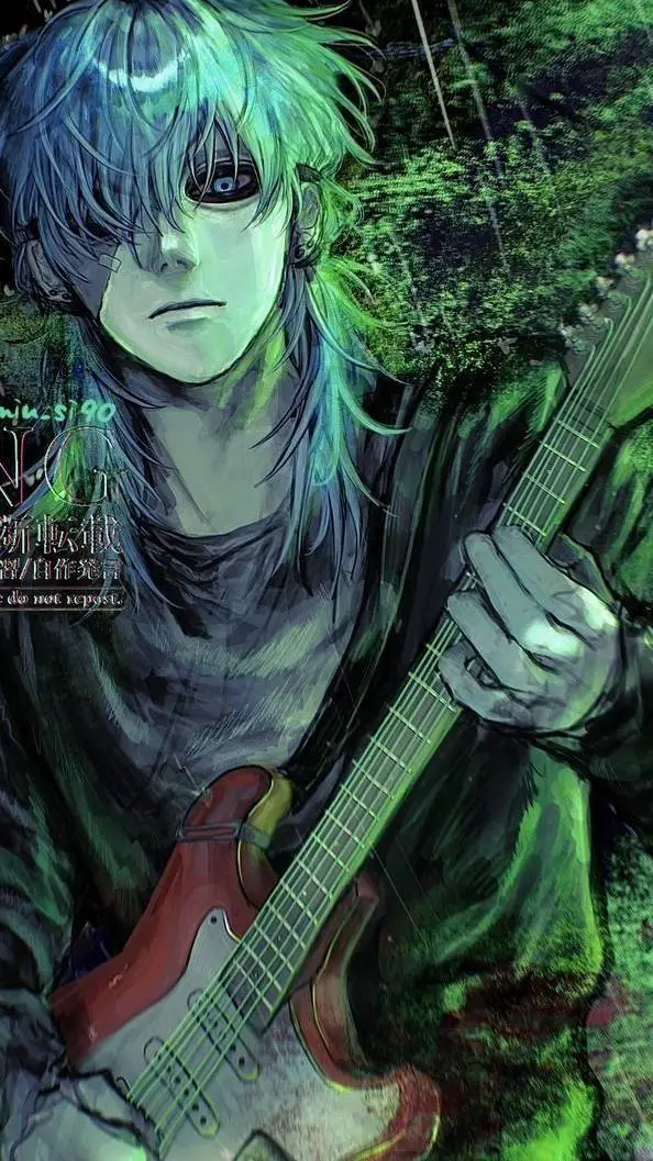 ai character: SALLY FACE XDDDDDD background