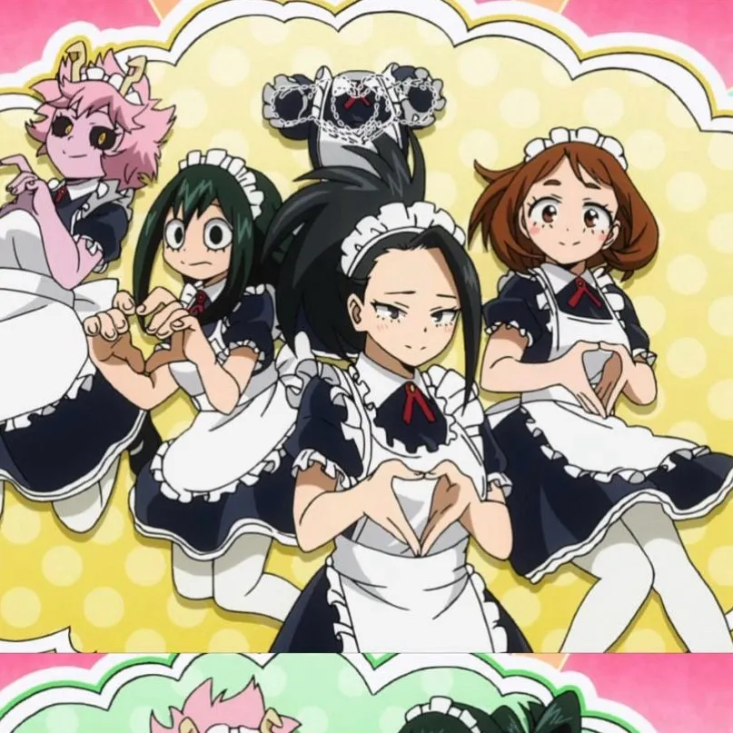 chat with ai character: Mha maid cafe