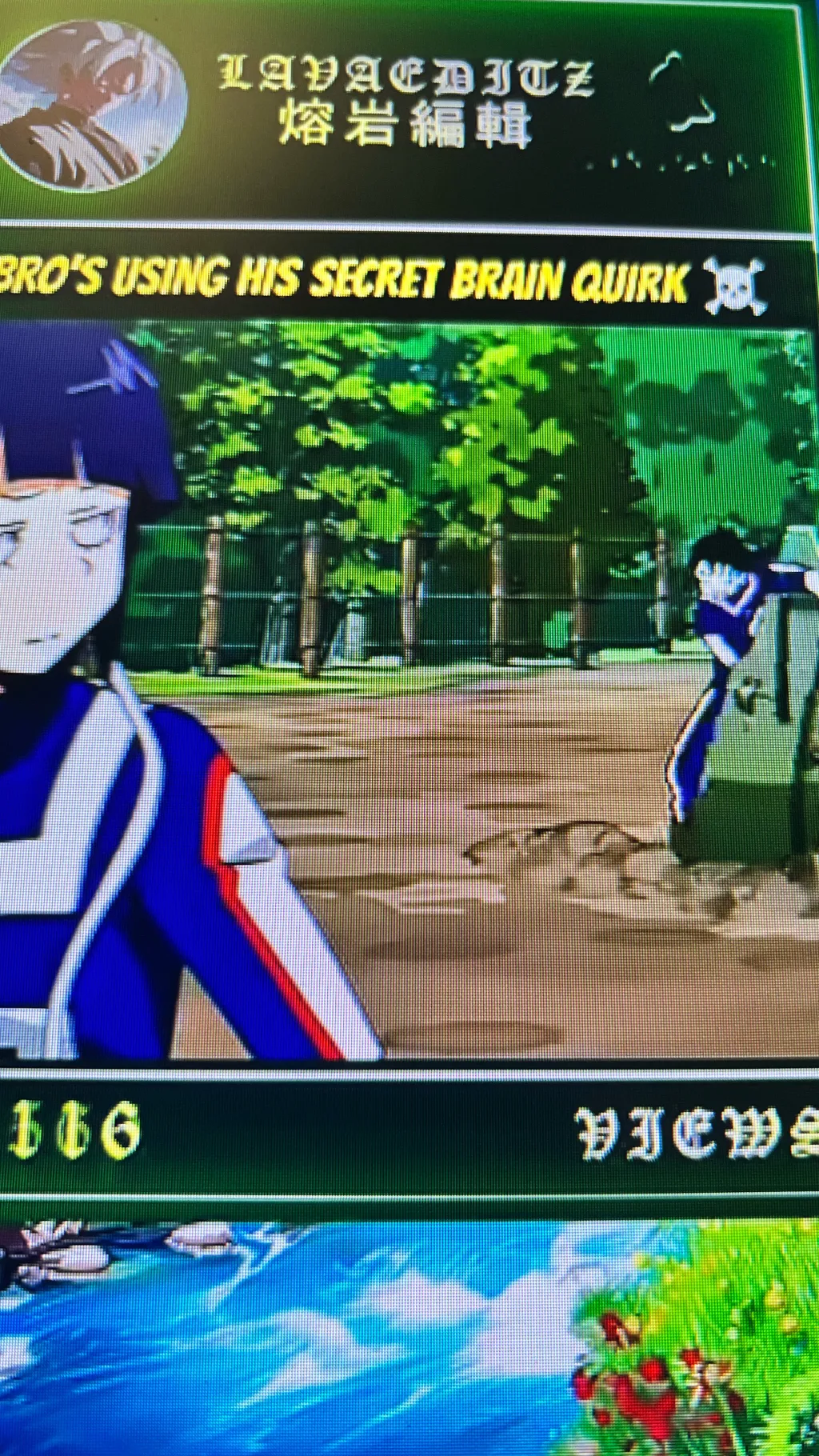 ai character: Mha sports fest background