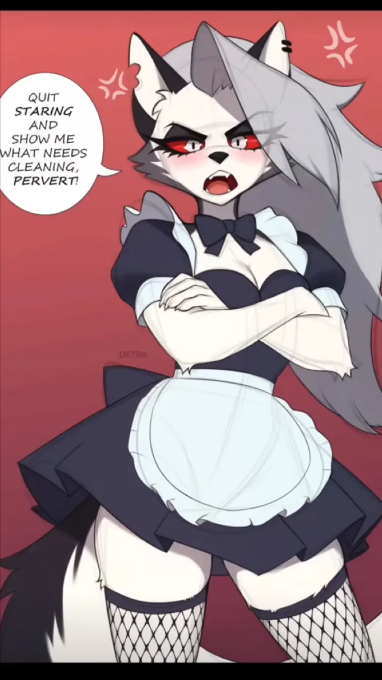 ai character: Loona (maid) background
