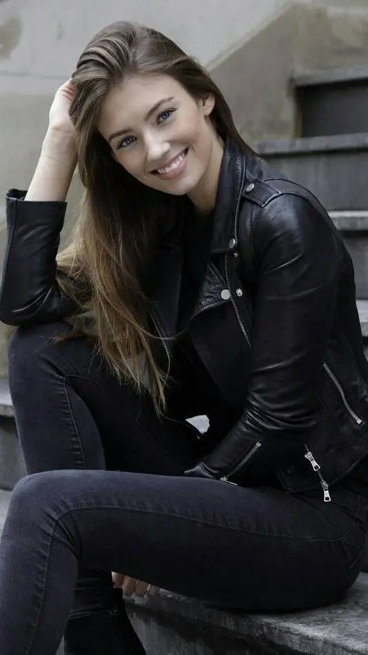 ai character: Ashley  background