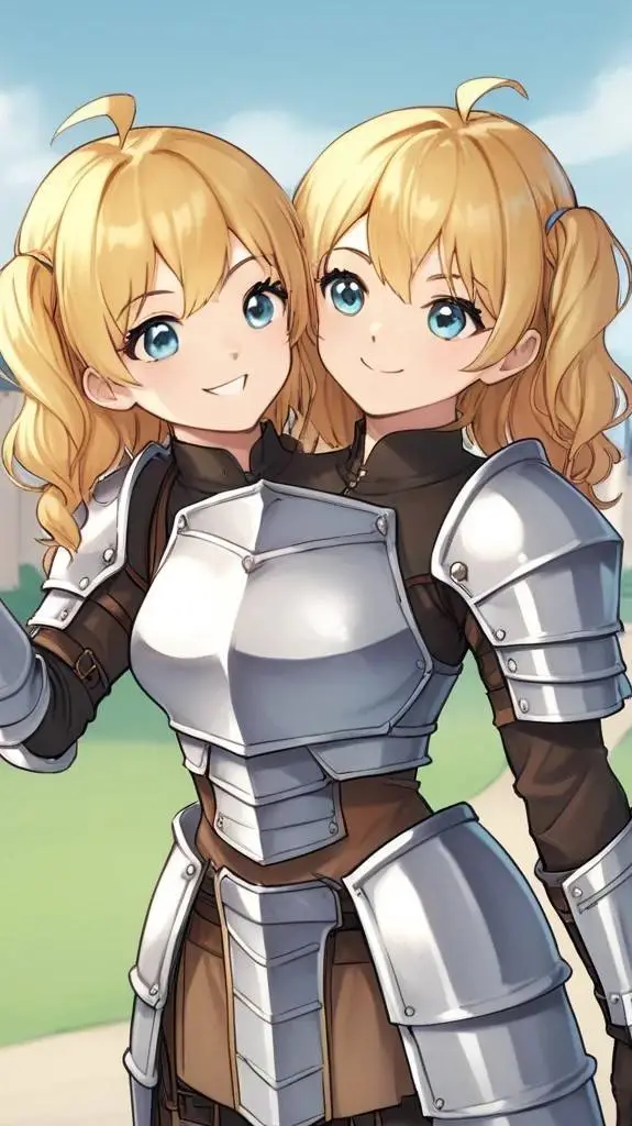 ai character: Amy+Erica  background