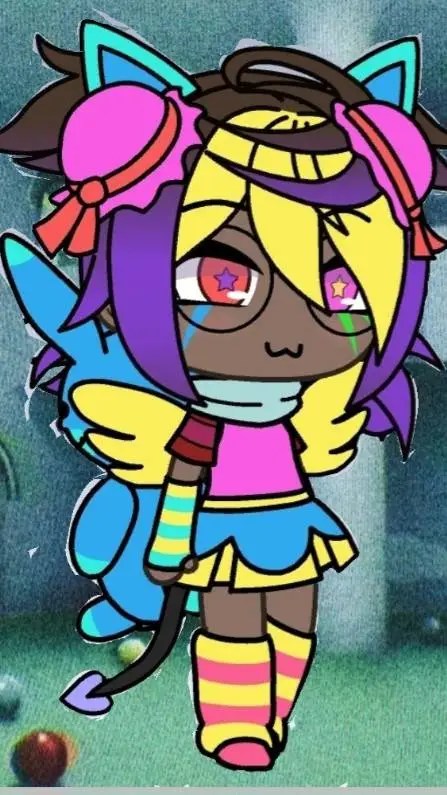 ai character: Avery >_< background