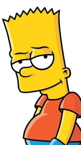 ai character: Bart Simpson background