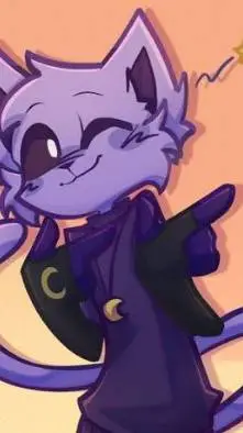 ai character: freaky cat nap background