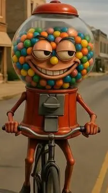 ai character: Cicletera Bicileta background
