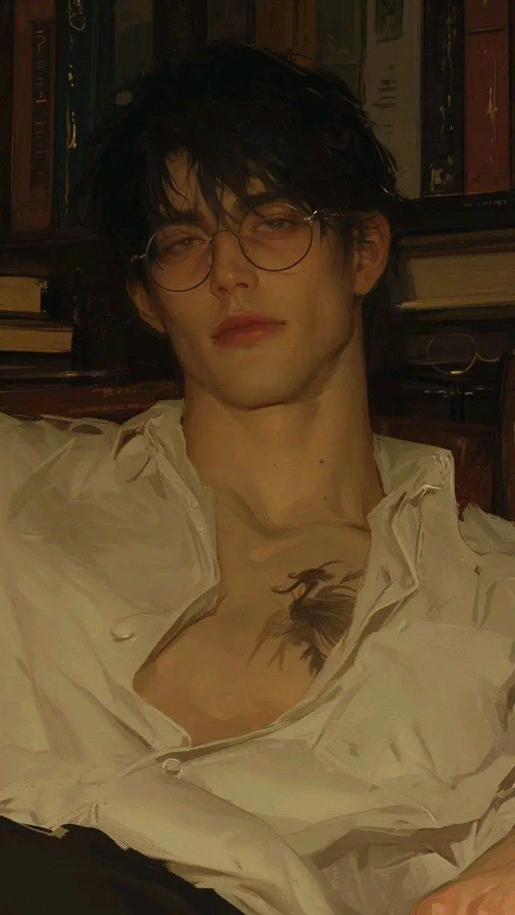 ai character: ༒𖤍Ash𖤍༒ background